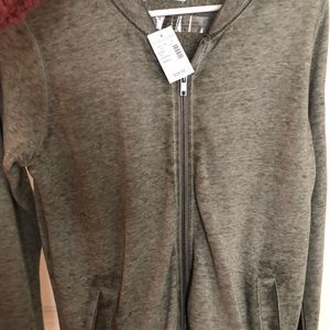 Brand new “worn” zip jacket